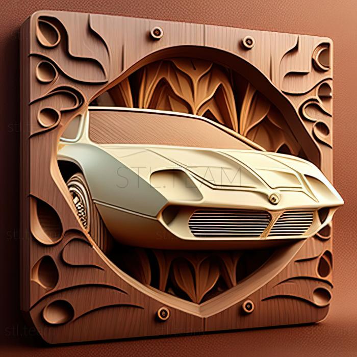 3D model Alfa Romeo Carabo (STL)